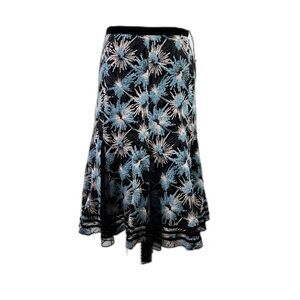 NWT | Shin Choi | Embroidered | Starburst Fireworks Floral | Cashmere Wool | 8